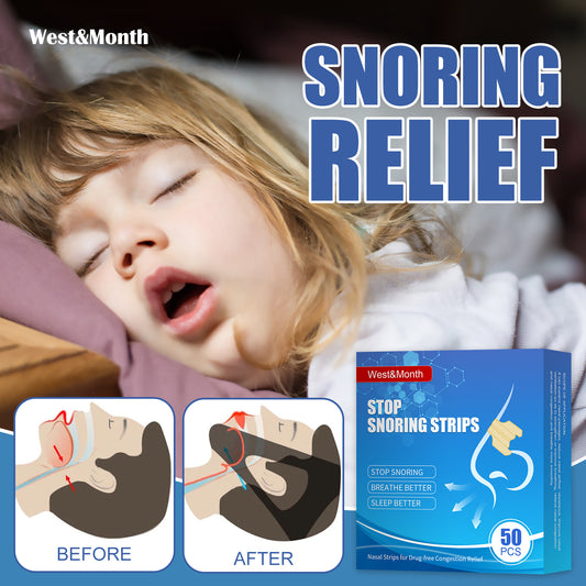 West&Month Nasal Ventilator Nasal Strip Anti-snoring Unclogging Airway Anti-snoring Stop Snoring Strip Care