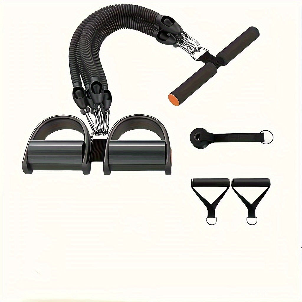 Adjustable Resistance Band Set with Pedals & Handles