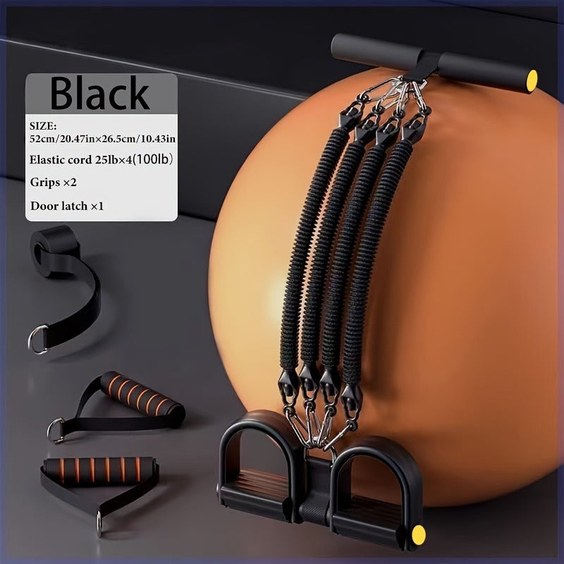 Adjustable Resistance Band Set with Pedals & Handles